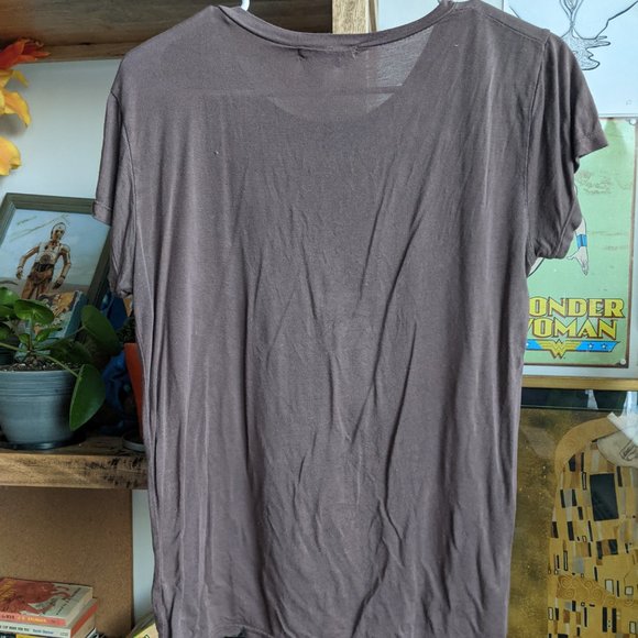 "BABE" AE TeeShirt Supersoft Brown sz S/M - Picture 4 of 4